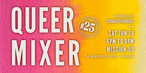 Jersey City Connects | Queer  Mixer | LGBTQIA+ Event | Pride Celebration primary image