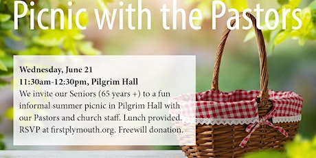 First-Plymouth Church: Picnic with the Pastors