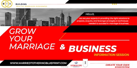Grow Your Marriage & Business Info Session (May 31)
