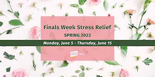 Finals Week Stress Relief Spring 2023 Event List primary image