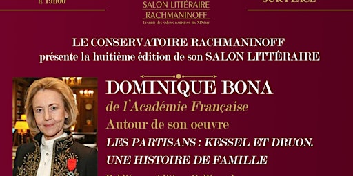 Salon littéraire avec Dominique Bona primary image