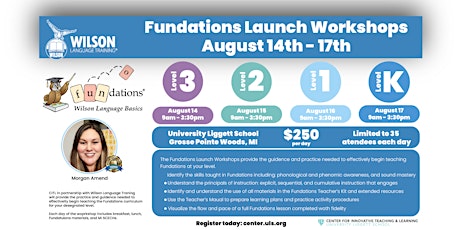 Wilson Fundations Level 1 Workshop