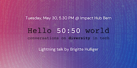 Active Networking as Diversity Booster - Hello 50:50 World Meetup in Bern
