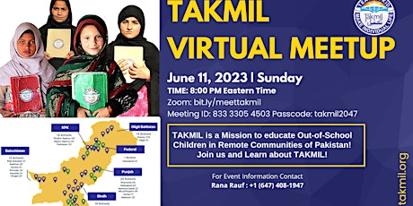 TAKMIL Toronto Virtual Meetup