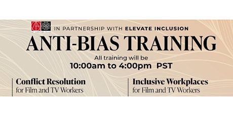 Anti-Bias Training: Conflict Resolution for Film & TV Workers