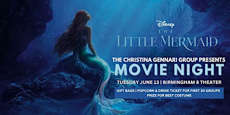 The Little Mermaid Movie Night with the Christina Gennari Group