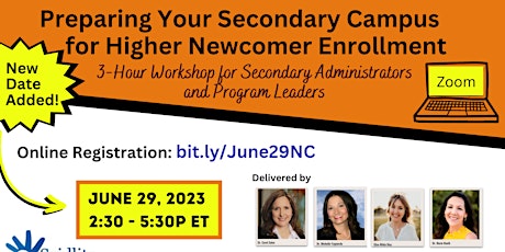 Preparing Your Secondary Campus for Higher Newcomer Enrollment