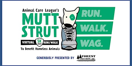 Mutt Strut Virtual 5k Run/Walk