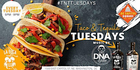 Taco & Tequila Tuesdays w/ DJ DNA @ Capitol Square Bar & Grill (WDC)