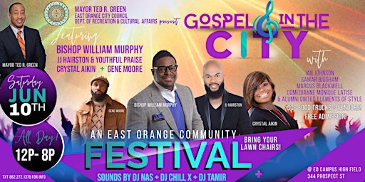 Mayor Ted R. Green's Gospel in the City Festival primary image