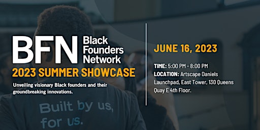 Imagen principal de Black Founders Network Summer Showcase - 2023