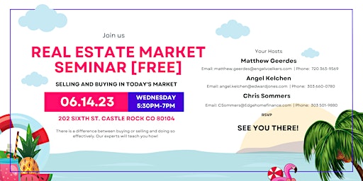 Real Estate Market Seminar [FREE]