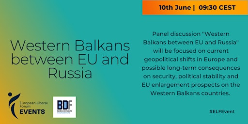 Panel discussion ''Western Balkans between EU and Russia''