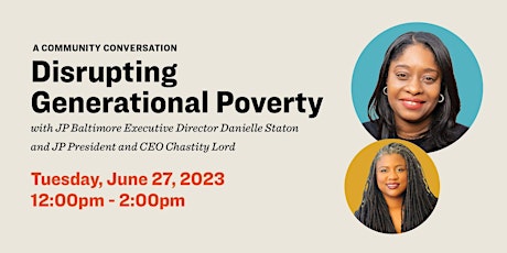 A Community Conversation about Disrupting Poverty in Baltimore