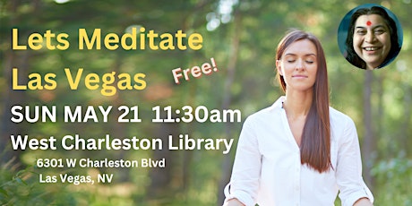 Las Vegas:: Free Meditation Session in West Charleston Library