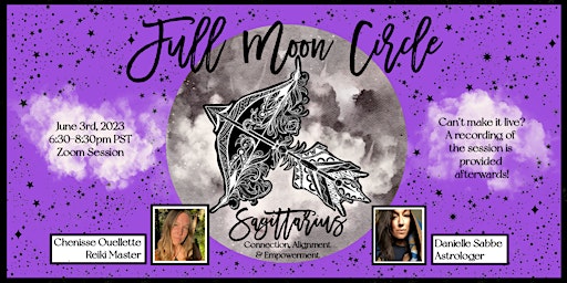 Sagittarius Full Moon Circle - Online primary image