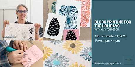Block Printing for the Holidays with Amy Torgeson