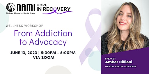 Hope in Recovery: From Addiction to Advocacy primary image
