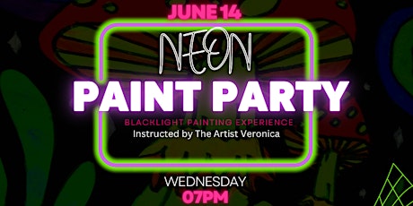 Neon Paint with Blacklight Experience