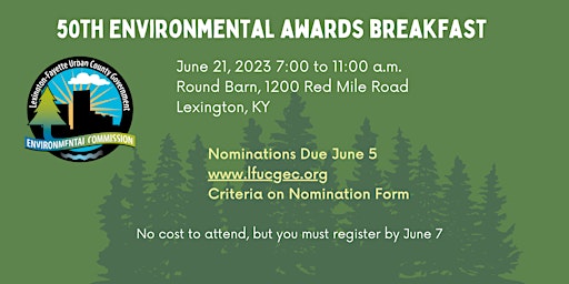 Environmental Commission's 50th Environmental Awards