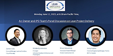 Primaire afbeelding van An Owner and IPD Team's Panel Discussion on Lean Project Delivery