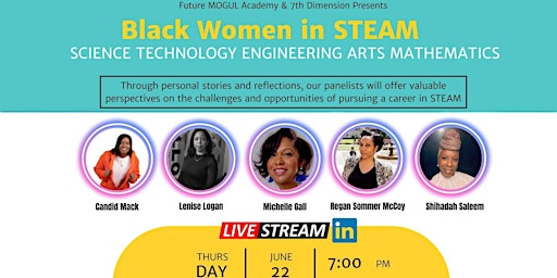 Imagen principal de Black Women in STEAM(Science Technology Engineerin