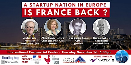 "A Start Up Nation in Europe" : Is France back ? (registration at 6.15pm) primary image
