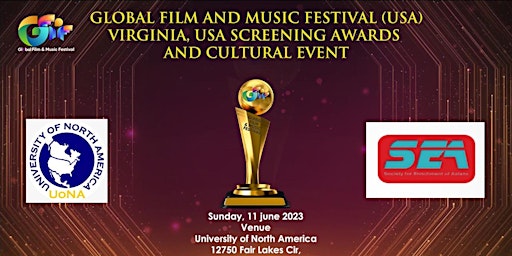 Global Film and Music Festival (USA) Awards, Screening Event.