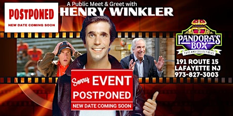 Henry Winkler Meet & Greet at Pandora's Box Toys & Collectibles