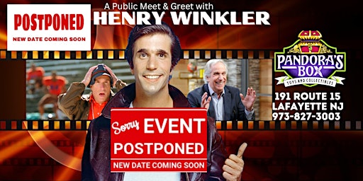 Imagen principal de Henry Winkler Meet & Greet at Pandora's Box Toys & Collectibles