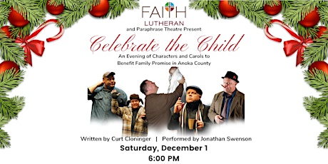 2018 Celebrate the Child - an evening of Characters and Carols to benefit Family Promise In Anoka County primary image