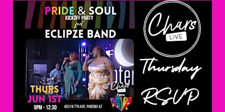Jun 1 - Pride Month Kickoff with Eclipze Band