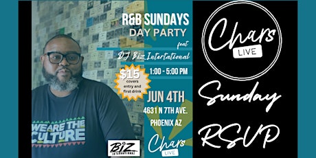 Jun 4 R&B Sundays Day Party with DJ Biz International