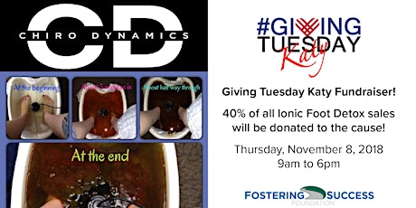 #GivingTuesdayKaty Fundraiser Event with Chiro Dynamics primary image