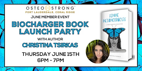 Imagem principal de Biocharger Book Launch Party: w/ Author Christina Tsirkas