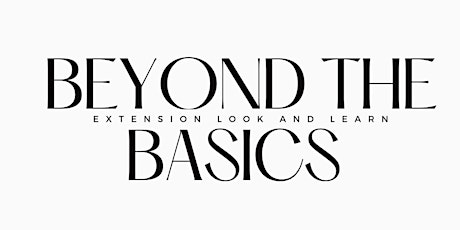Beyond The Basics (genius weft extension install)