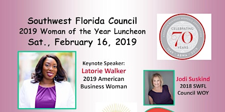 Southwest Florida Council 2019 Woman of the Year Luncheon