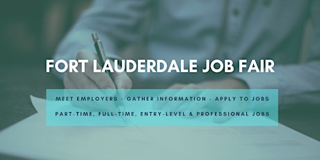 Fort Lauderdale Career Fair - December 3, 2018 Job Fairs & Hiring Events in Fort Lauderdale FL primary image
