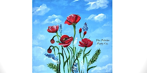 Memorial Day Weekend Paint & Sip — Poppies of Remembrance primary image