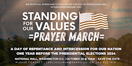 Stand For Our Values 2023 | PRAYER MARCH