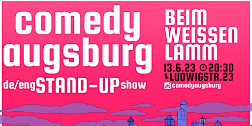Hauptbild für COMEDYAUGSBURG - Free Ger/Eng Stand-Up Comedy Show