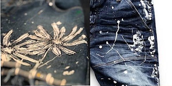 Painting and Distressing your Jeans 6/12/18
