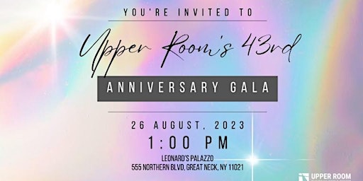 Upper Room’s 43rd Anniversary Gala primary image