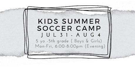 Kids Summer Soccer Camp
