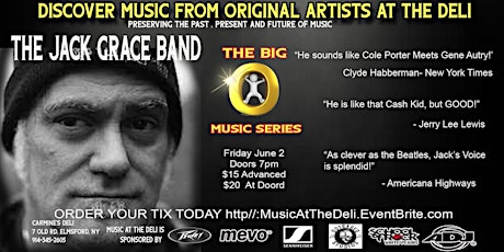 BIG O MUSIC SERIES @ The DELI : Original Music w/ The Jack Grace Band
