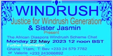 Justice For Windrush Generations African Diaspora Windrush Monday Chat