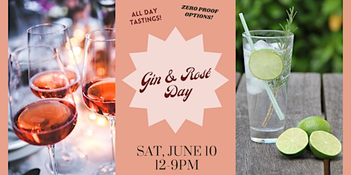 Gin & Rosé All Day Tastings primary image