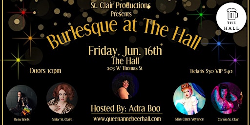Burlesque At The Hall: Pride Edition primary image