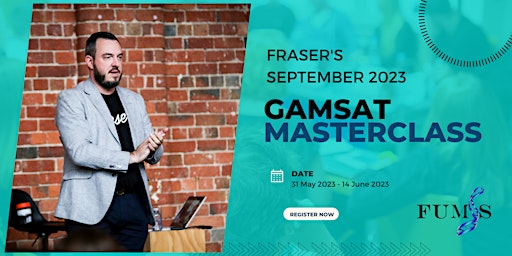 GAMSAT Masterclass | Adelaide | Co-hosted by FUMSS primary image