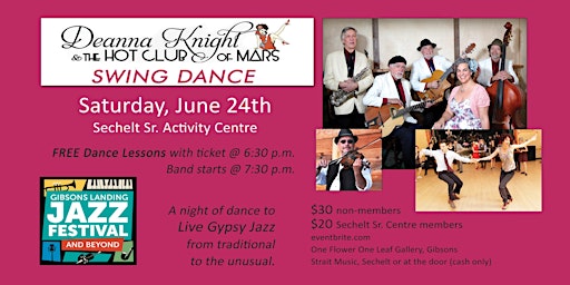 Swing Dance with Deanna Knight and the Hot Club of Mars primary image